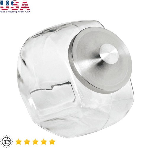 Penny candy glass jar lid - jar,