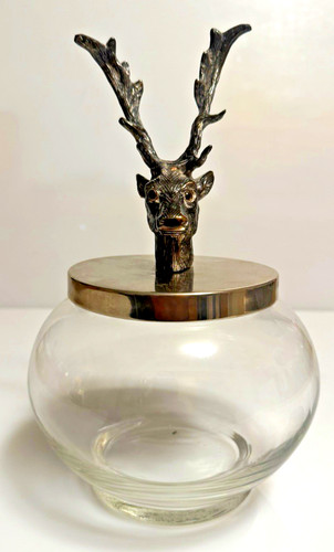 Clear glass round candy jar - clear,
