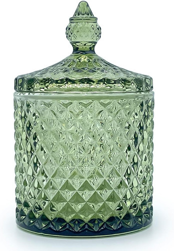 Colorful glass jar with - glass,