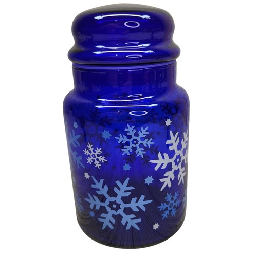 Cobalt blue glass candy treat - glass,