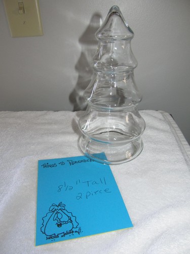 Glass christmas tree clear - glass,