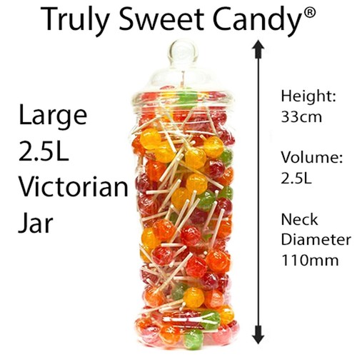 Tall plastic sweet - tall, jars