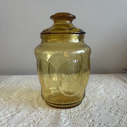 Vintage mcm amber glass - mcm,