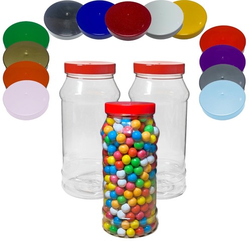 Plastic sweet jars storage - sweet, tub