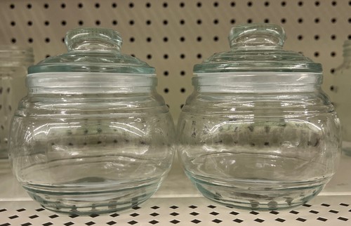 Round jar glass oz - 2-,