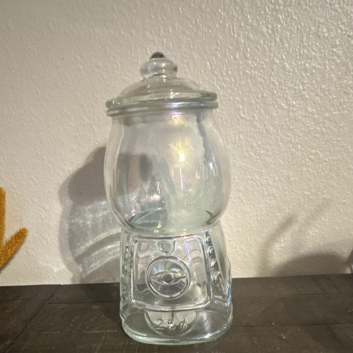 Clear glass candy - glass, lid
