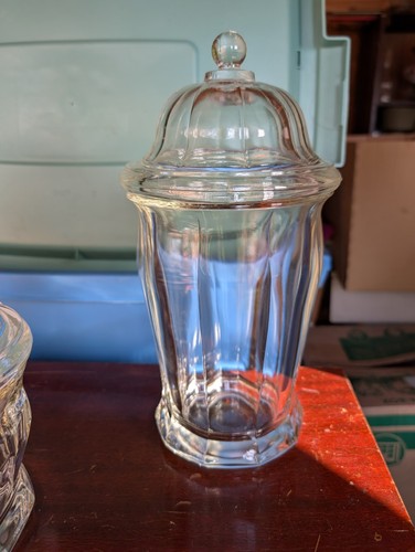 Vintage indiana glass paneled - glass,