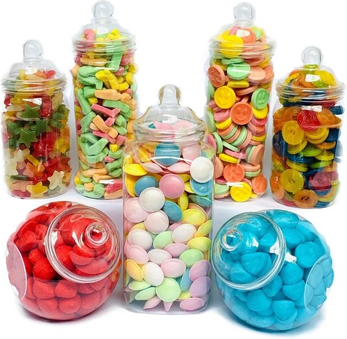 Large plastic sweet jars - jars, for