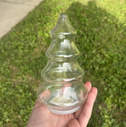 Clear glass tree - clear, tree-shaped