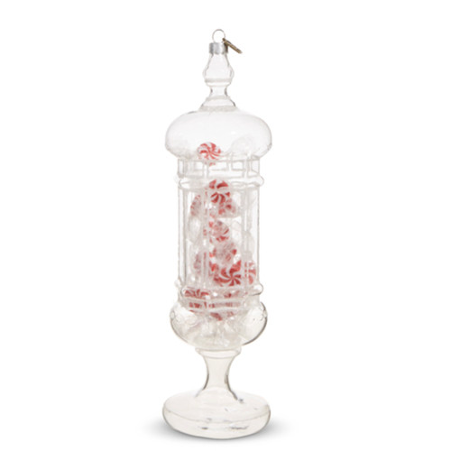 Christmas candy jar ornament - christmas,