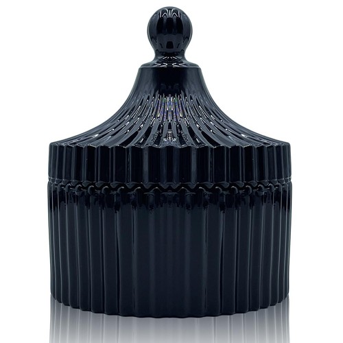 Colorful glass jar - jar, with