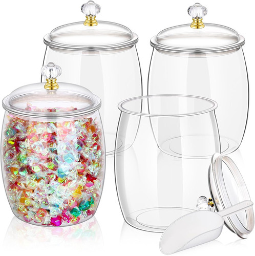 Pcs candy jars with - jars,