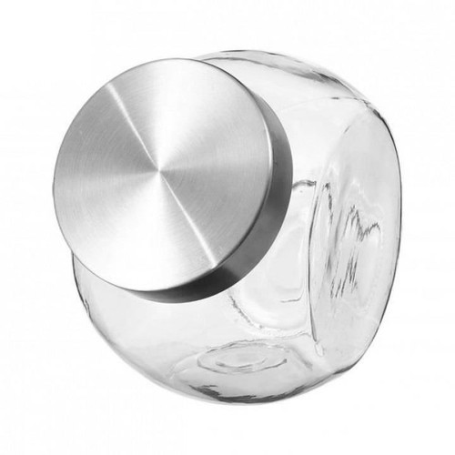 Glass candy jar - glass,