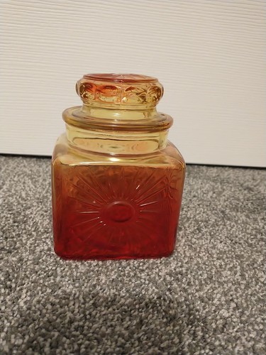 Vtg ombre red - ombre, glass