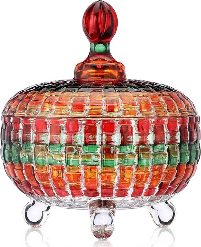 Large glass candy dish - oz,
