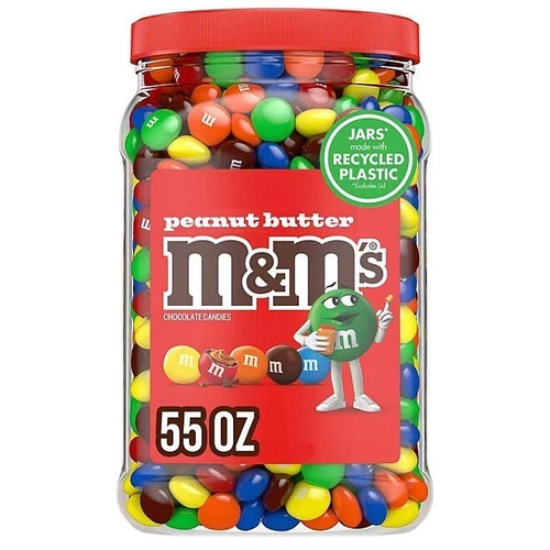 Peanut butter milk - m&m's,