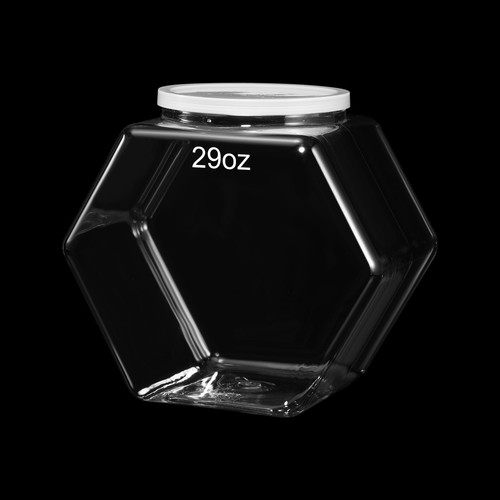 Plastic candy jar with - plastic,