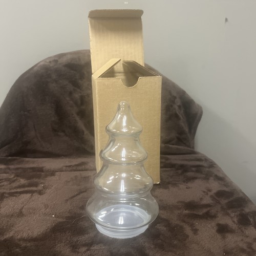 Vintage clear glass christmas - glass,