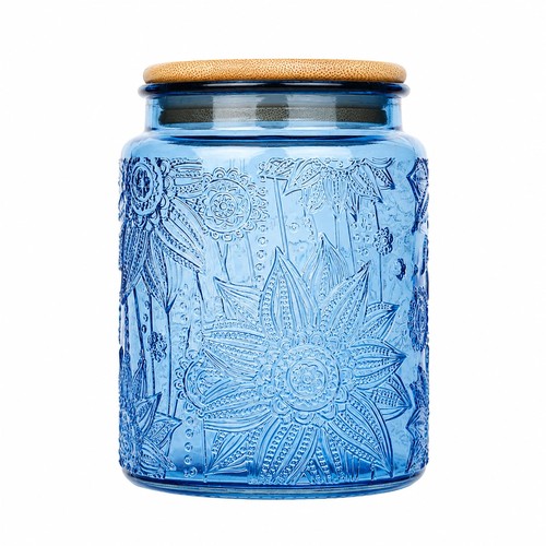 Custde blue vintage - vintage, glass