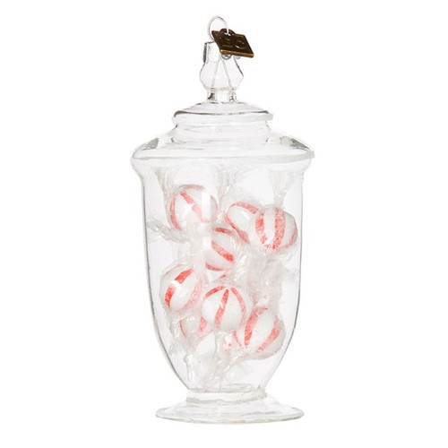 Peppermint candy jar ornament - peppermint,