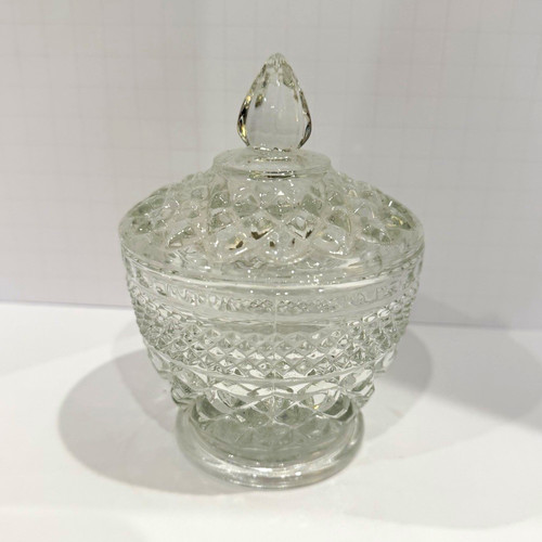Clear glass candy - glass, jar
