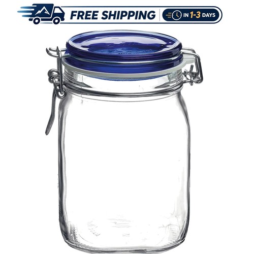 Italian glass jar - oz,