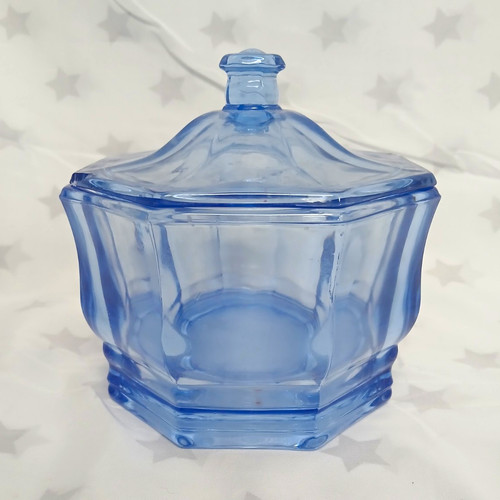 Blue art deco geometric - deco,