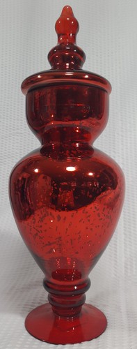 Christmas red silver glass - &,