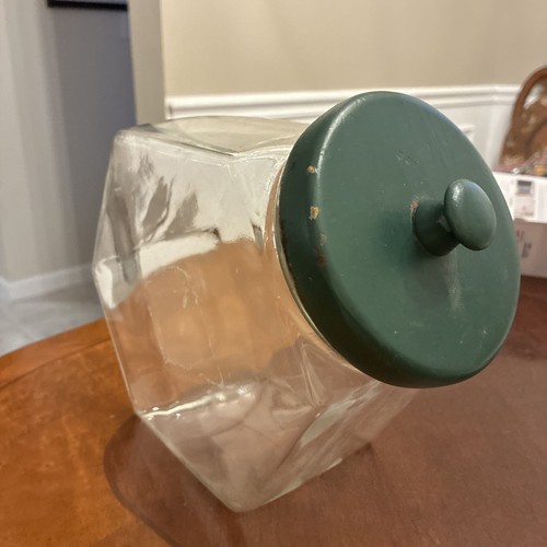 Hexagon sided glass candy - glass,