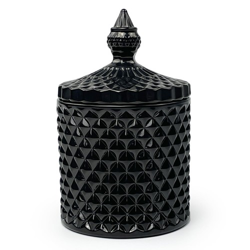 Black glass candy - black,