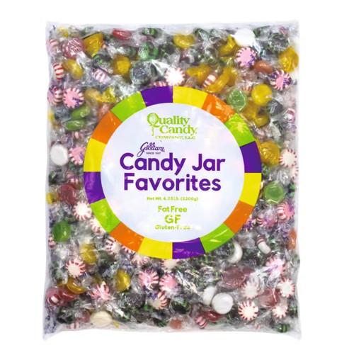 Candy jar assortment lb - jar, 5