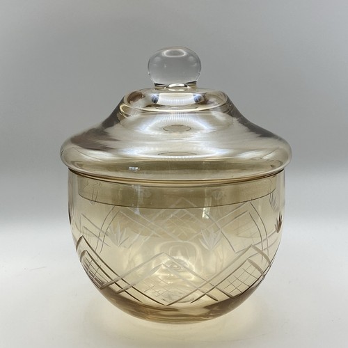 Vintage 1970 amber etched - vintage,