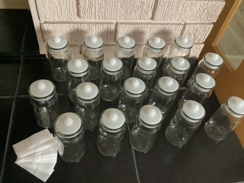 Glass candy jars - 20,