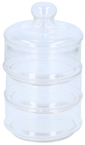 Tier glass storage - storage, sweet