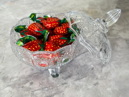 Glass round sweet - sweet, candy