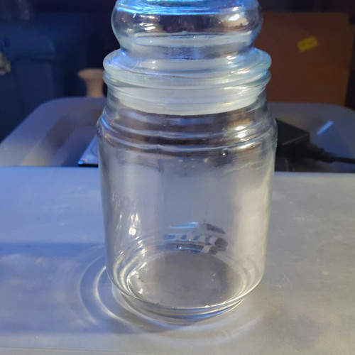 Pack clear glass candy - glass, jar