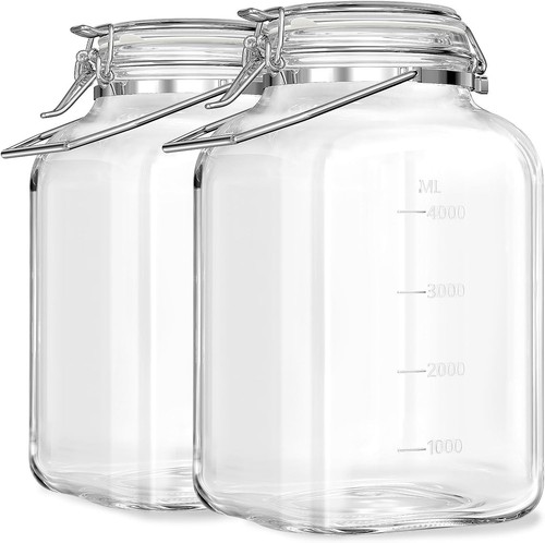 Pack gallon glass jars - gallon,