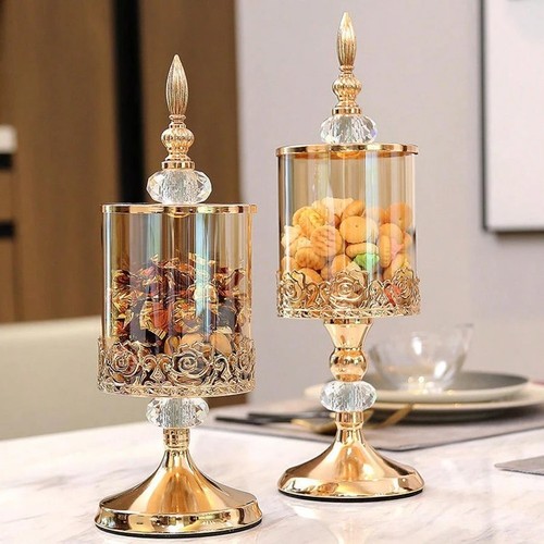 Pcs crystal glass storage - crystal,
