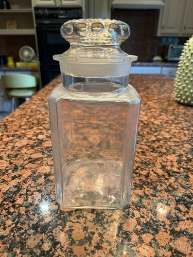 Antique glass coca cola - glass,