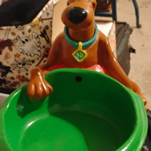 Scooby doo plastic candy jar - scooby-doo,