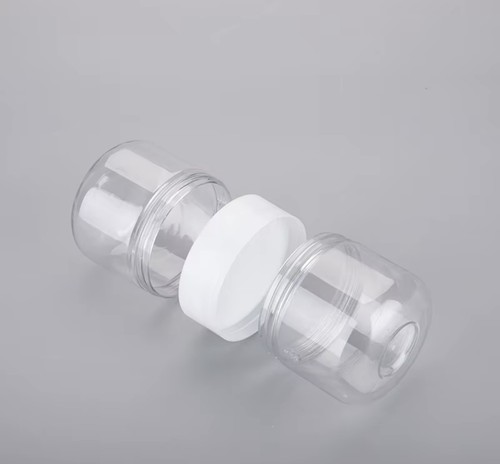 Double sided jars plastic - double, jars-plastic