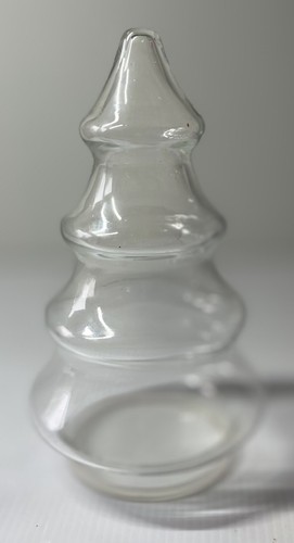 Vintage tiered clear glass - vintage,