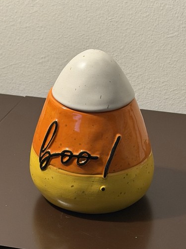 Halloween candy corn jar - halloween,