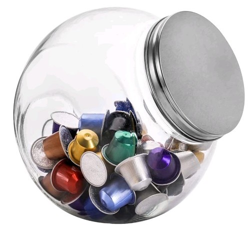 Candy glass jar - jar, with