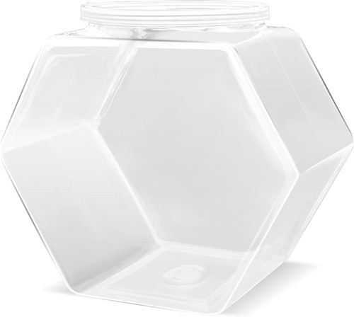 Plastic candy jars - plastic,