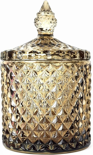 Colorful glass jar - glass,