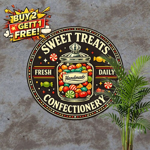 Sweet treats candy jar bakery - sweet,
