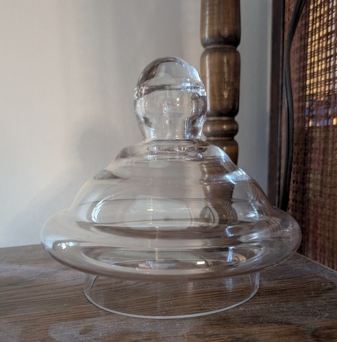 Lid only clear glass - lid,