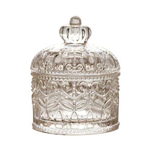 Glass candy dish - glass,