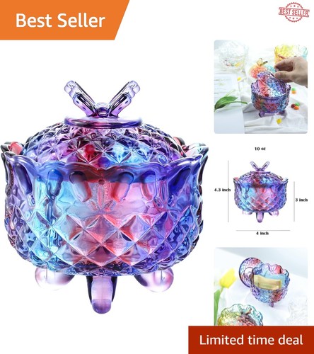 Footed crystal glass - 10,